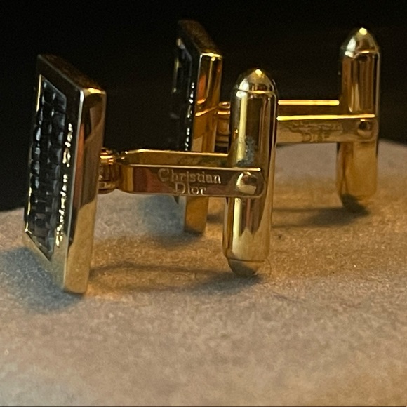 Dior CUFFLINKS RARE VINTAGE - Picture 1 of 8